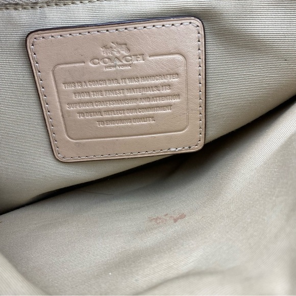 Coach Tan Leather Shoulder Bag - Picture 4 of 11